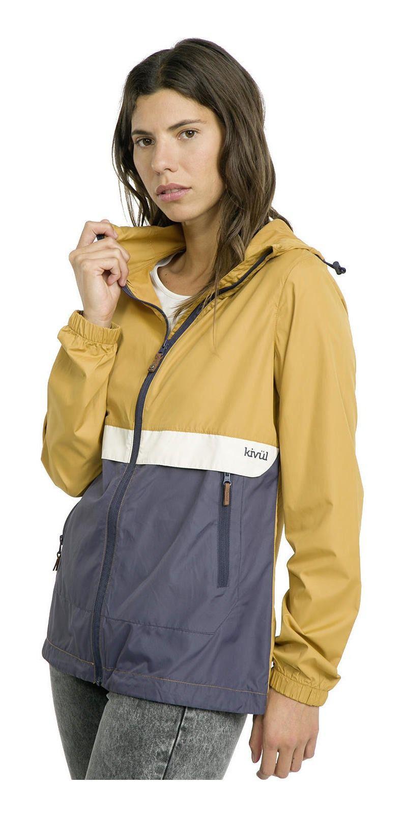 Cortaviento Kivül Mujer Mila Mostaza-1