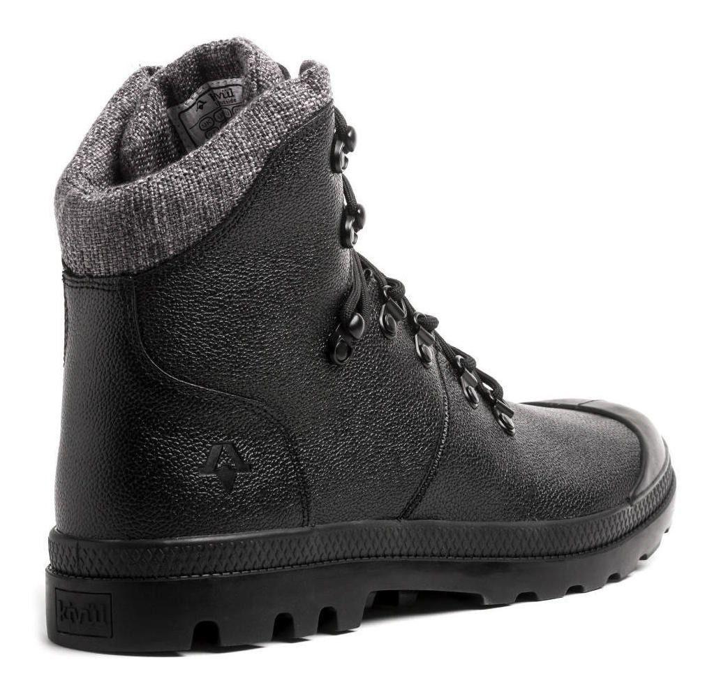 Bototo Kivül Hombre Ferenc Dwr Leather KV001 Negro-3