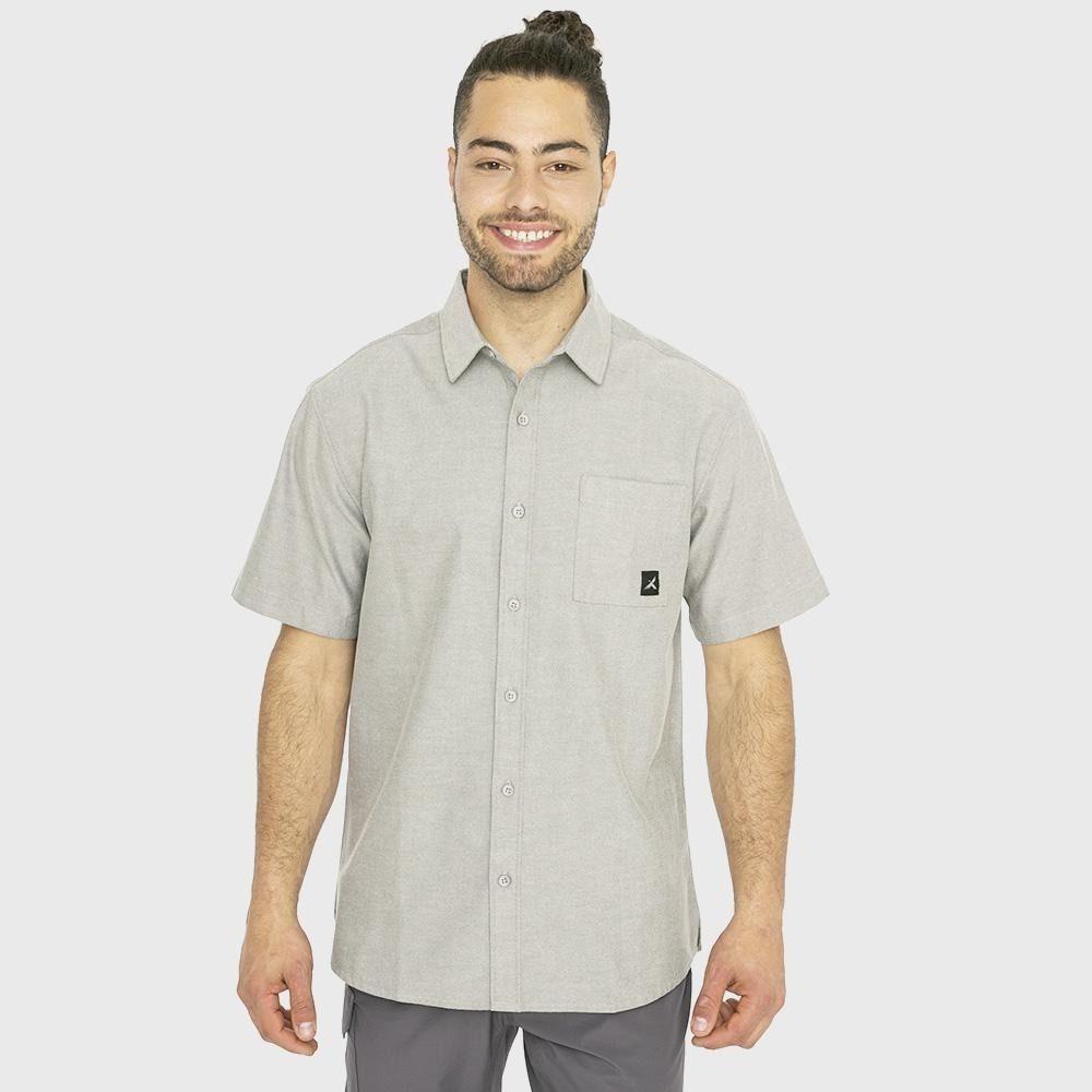 Camisa Andesgear Hombre Riñihue Gris-0