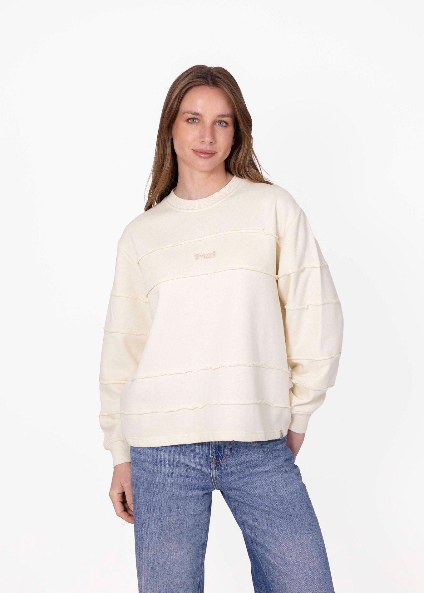 Poleron Teck Stoked V26 Mujer Blanco Invierno-0