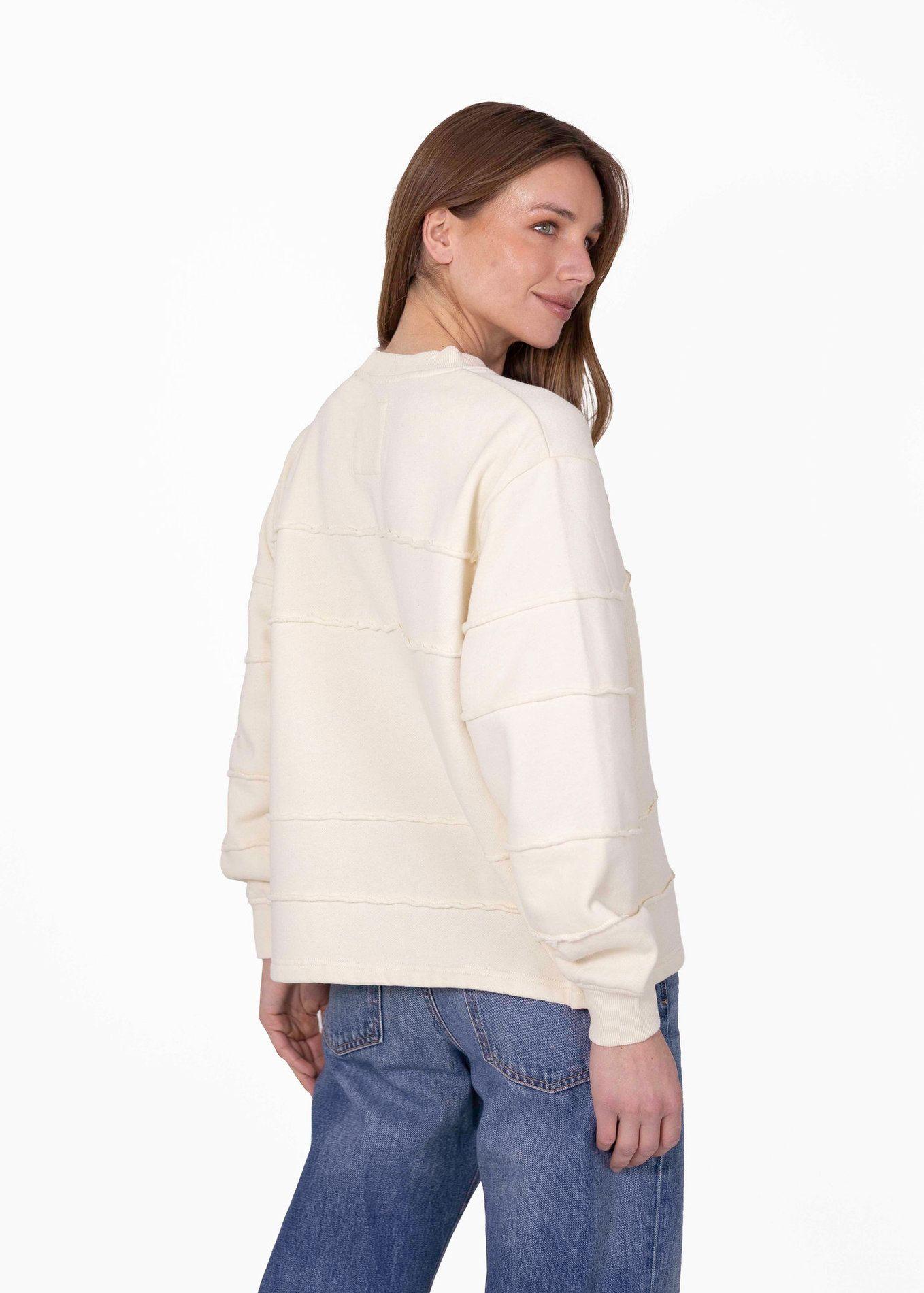 Poleron Teck Stoked V26 Mujer Blanco Invierno-3