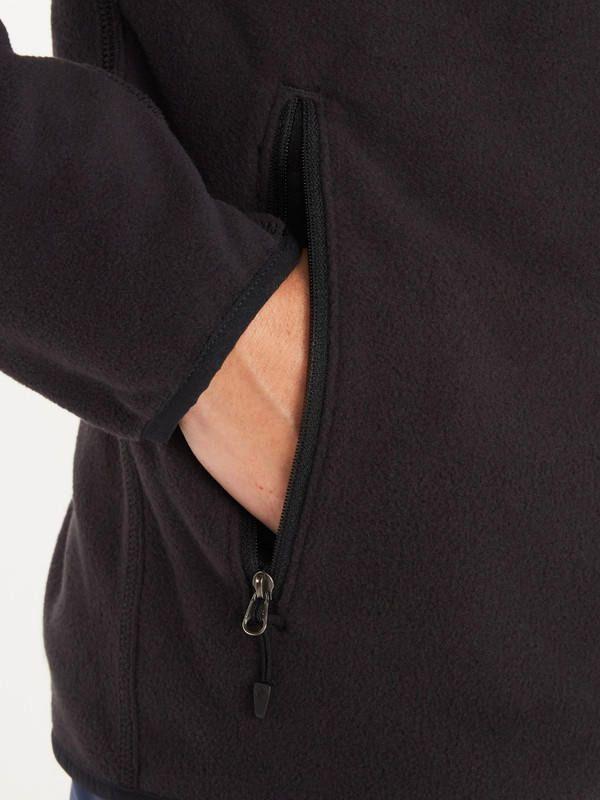 Polar Marmot Mujer Rocklin Full Zip Negro-3