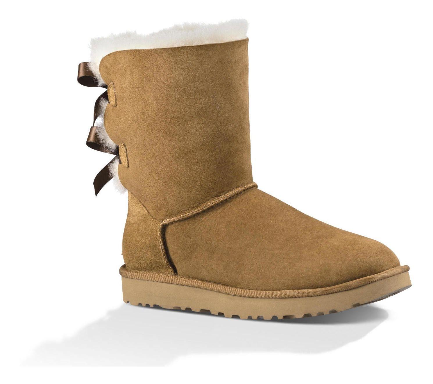 Bota UGG Mujer Bailey Bow II CHE Café-0