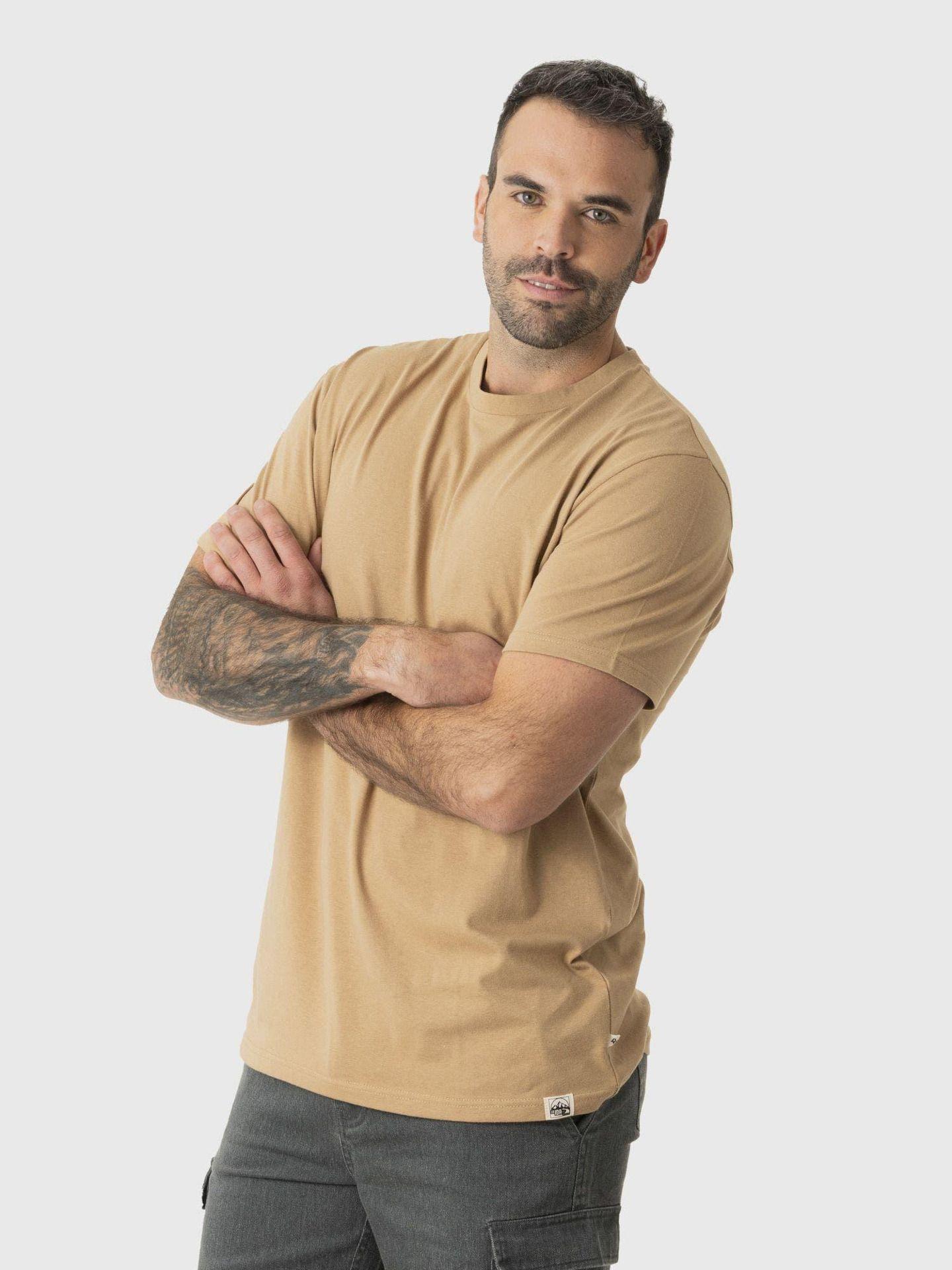 Polera Kivül Hombre La Ida Reciclada Beige-1