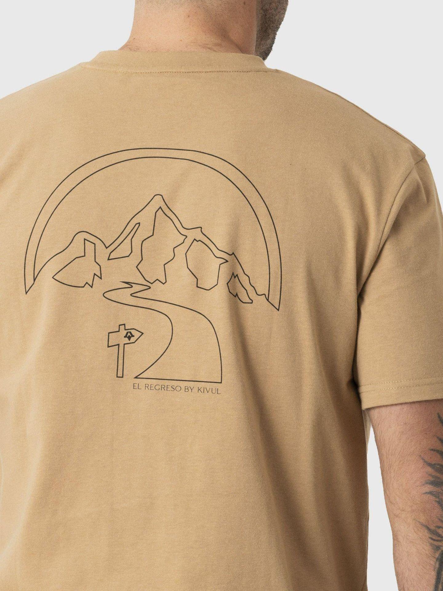Polera Kivül Hombre La Ida Reciclada Beige-3