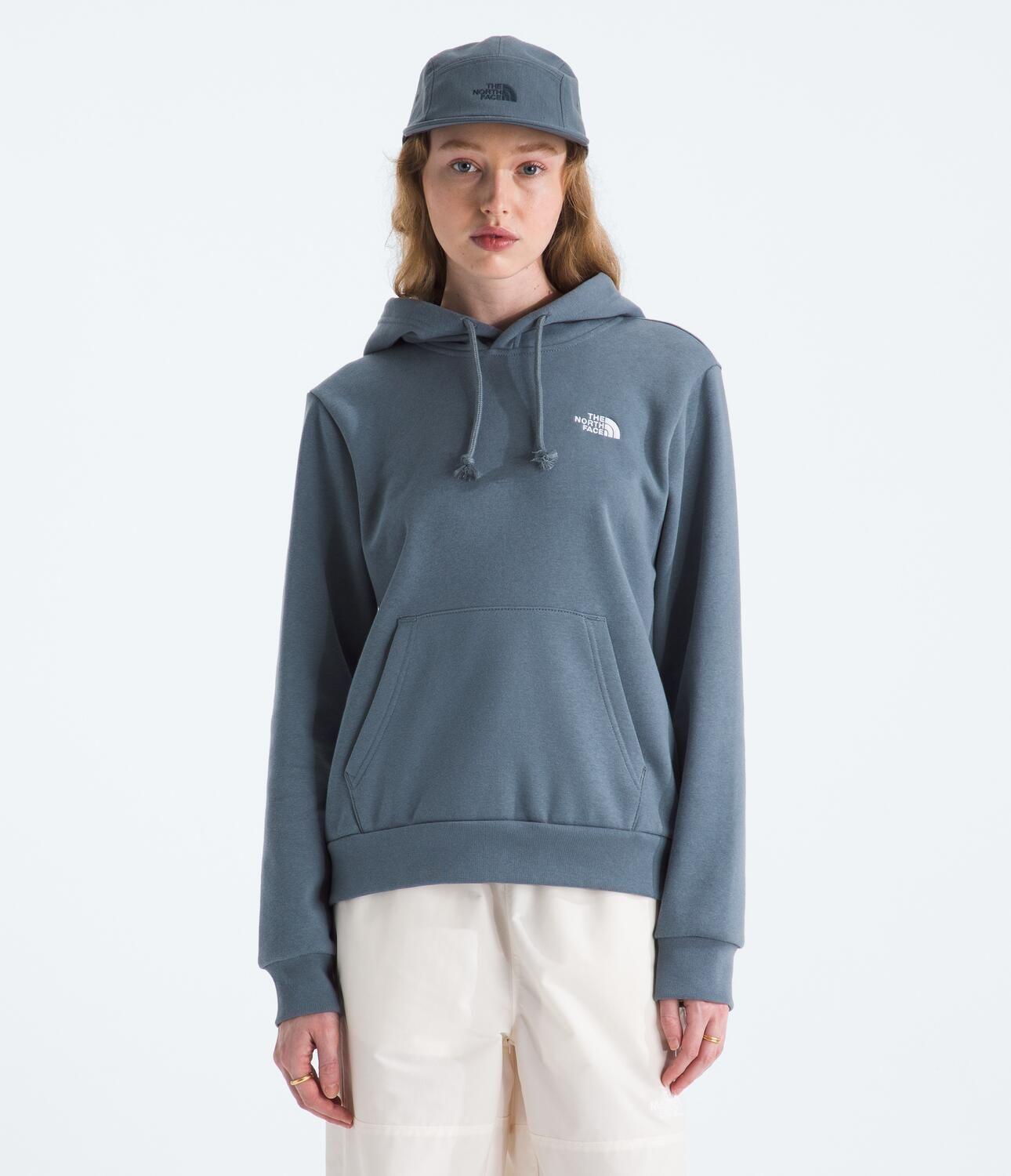 Poleron Evo Emb Hoodie Mujer Gris-0