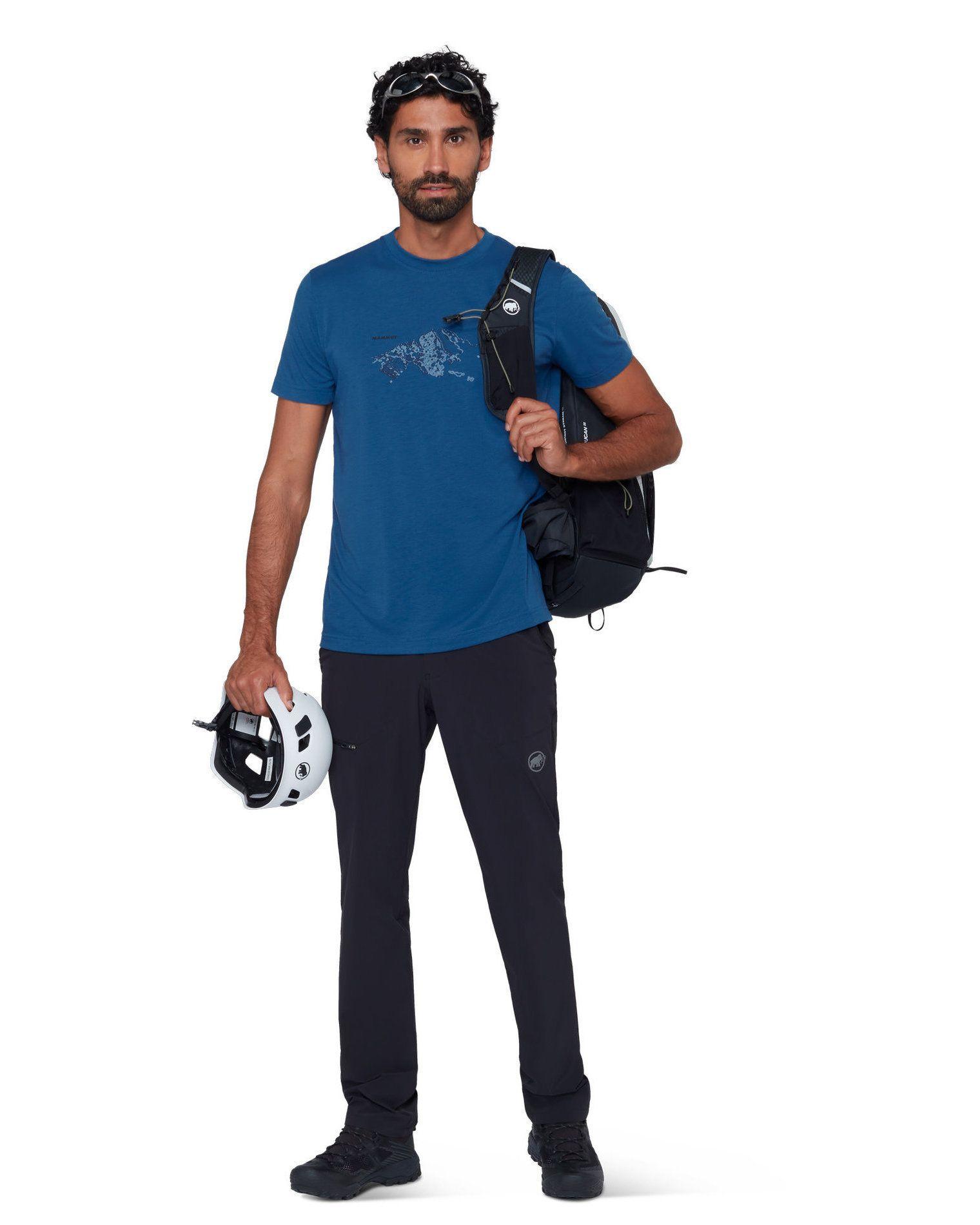 Polera Mammut Hombre Mountain Fruendenhorn Azul-3