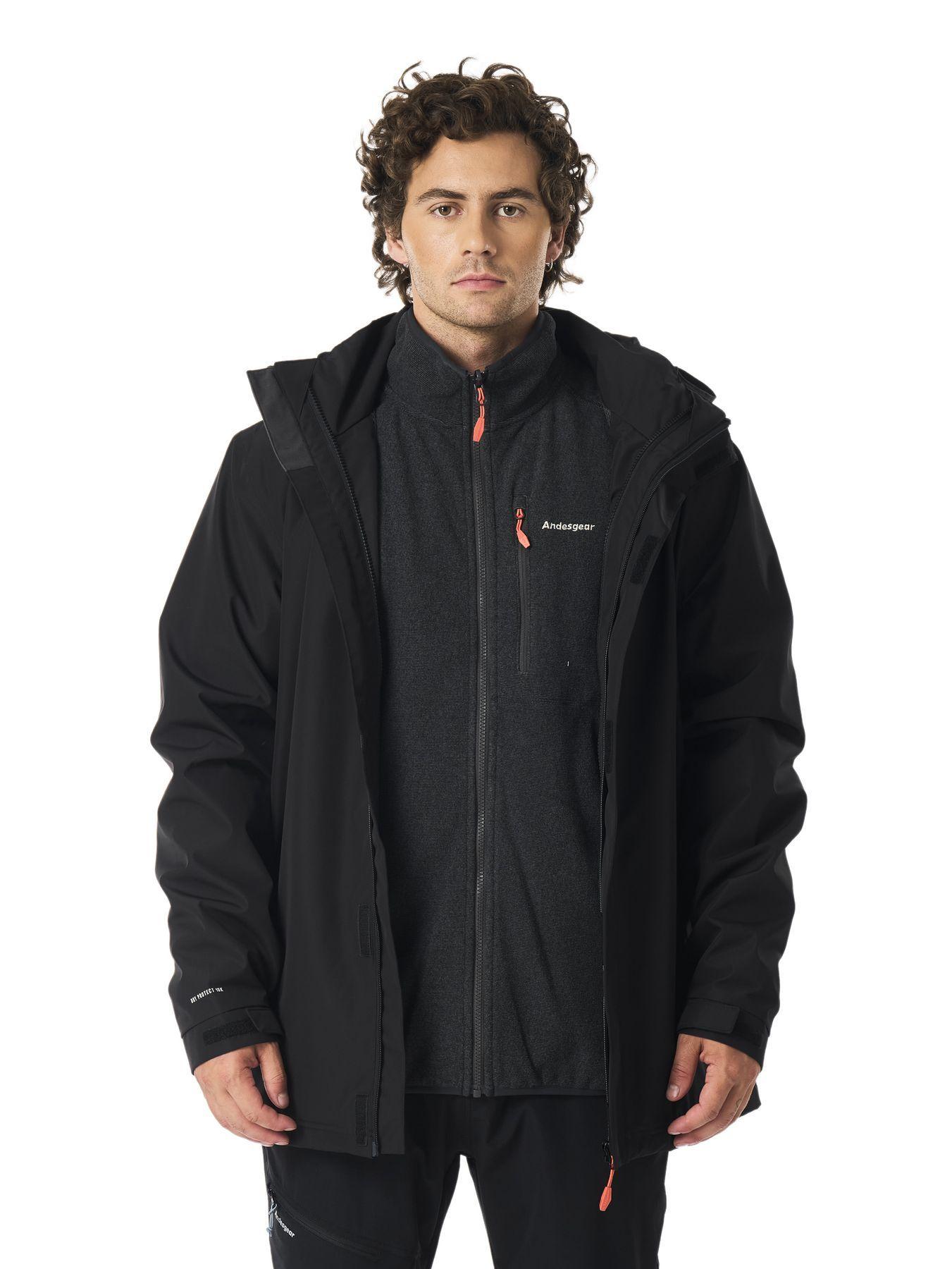 Chaquetas Andesgear Hombre Cochamo Negro-4