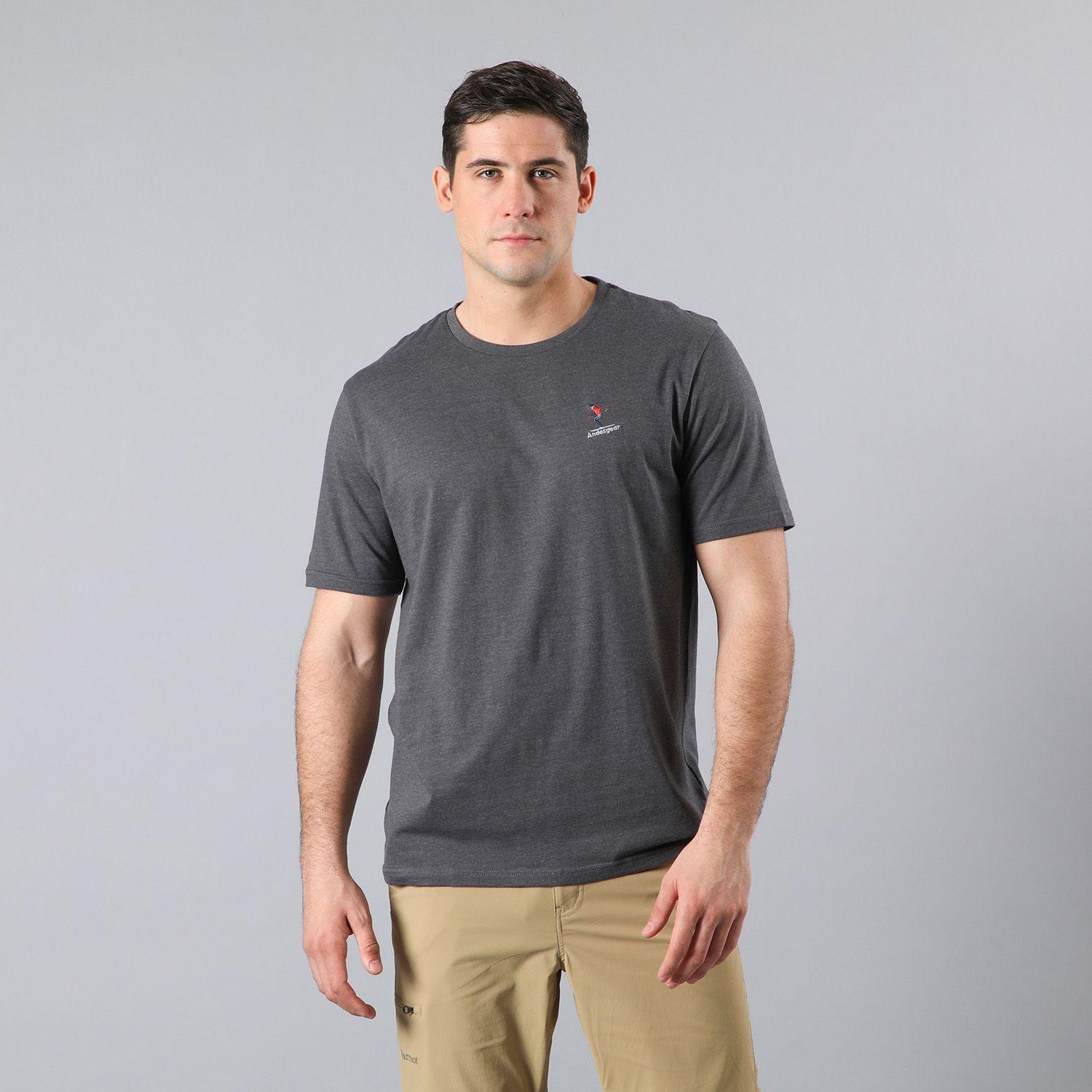 Polera Andesgear Hombre Icono Gris-0