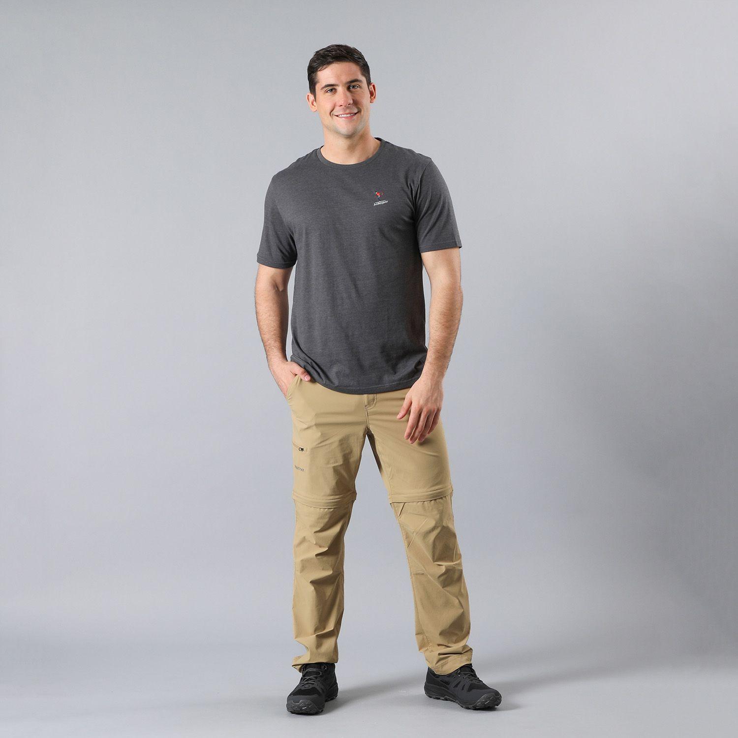 Polera Andesgear Hombre Icono Gris-2