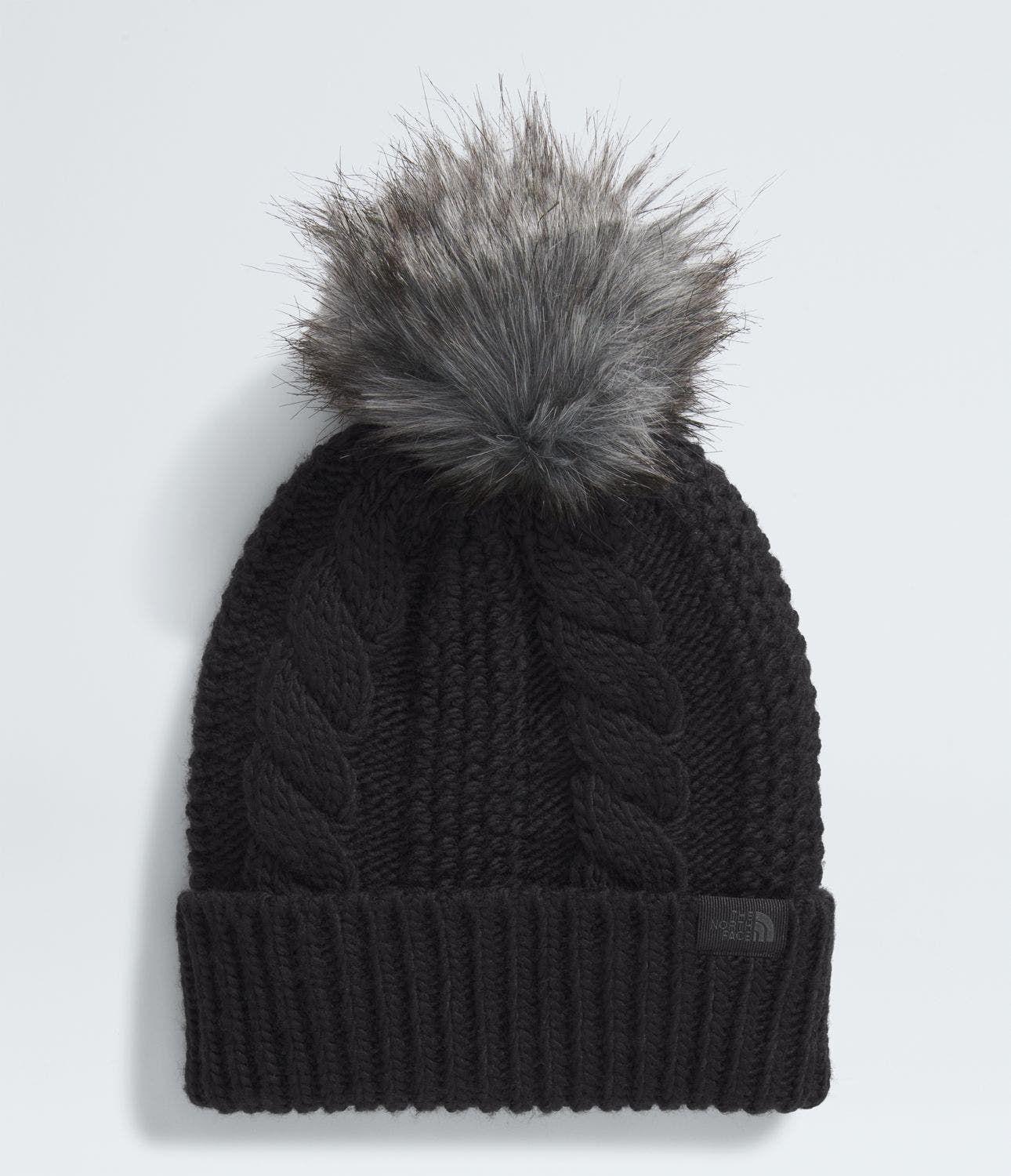 Gorro Oh Mega Fur Pom Mujer Negro-0