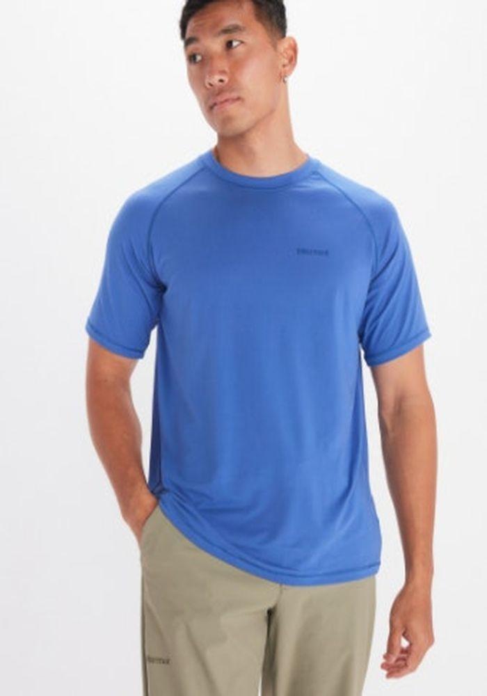 Polera Hombre Marmot Windridge Ss Azul-0