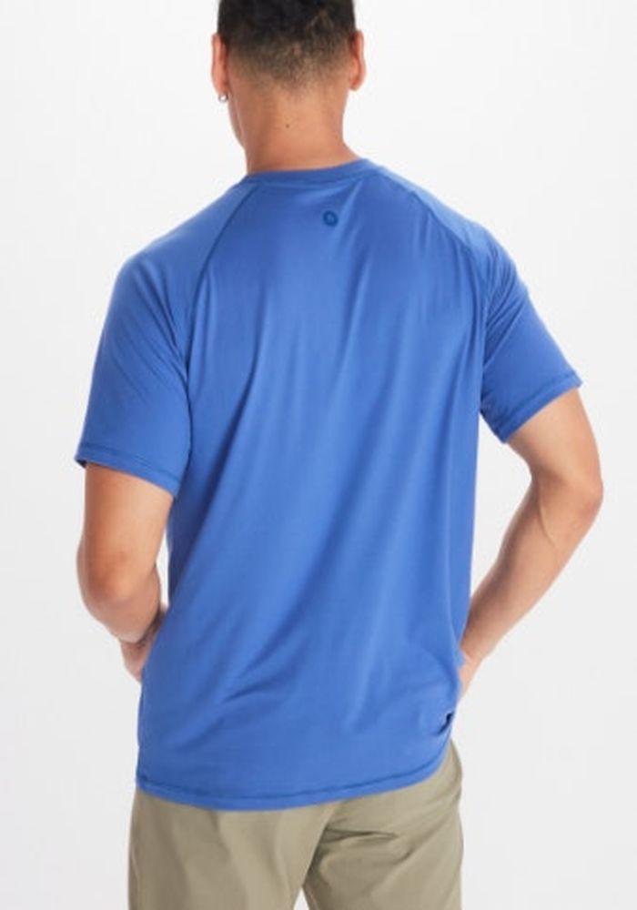 Polera Hombre Marmot Windridge Ss Azul-1