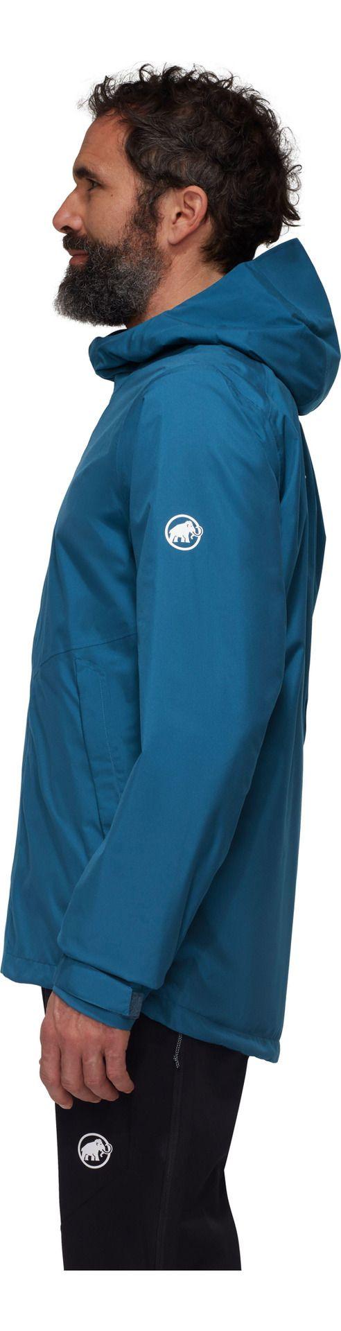 Chaqueta Mammut Hombre Alto Hs Hooded Turquesa Turquesa-2