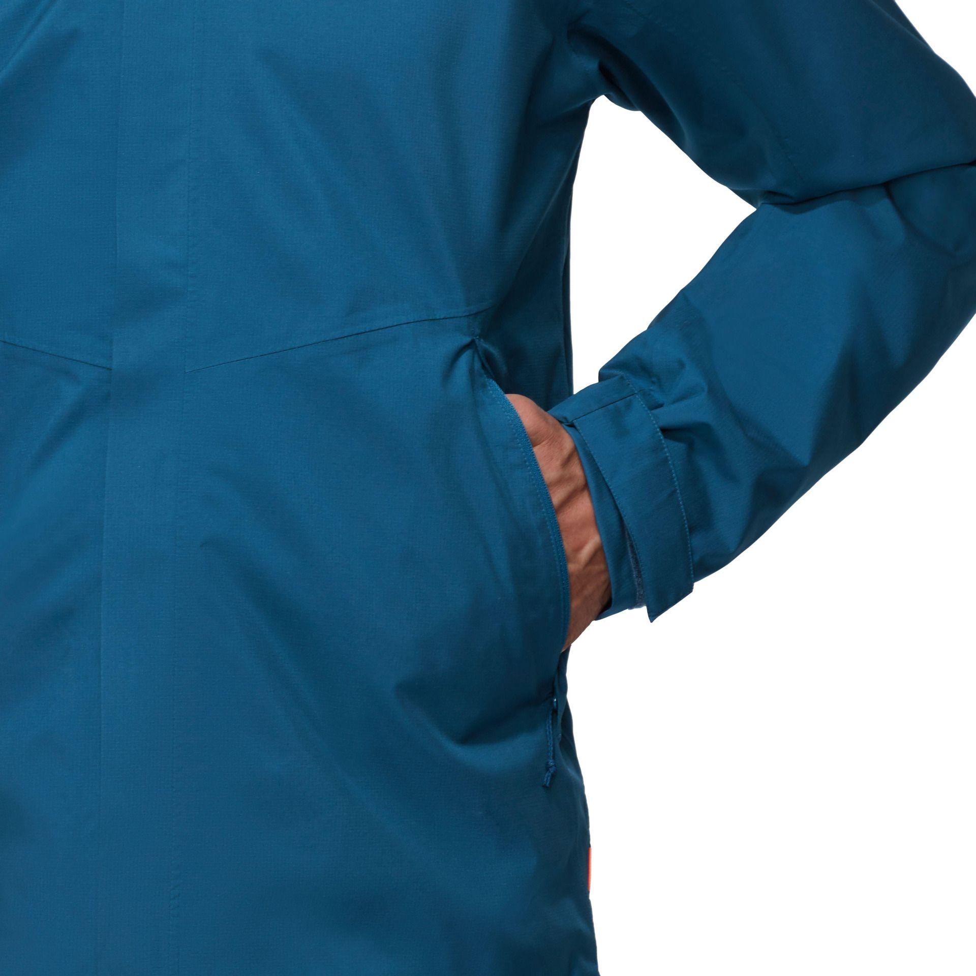Chaqueta Mammut Hombre Alto Hs Hooded Turquesa Turquesa-4