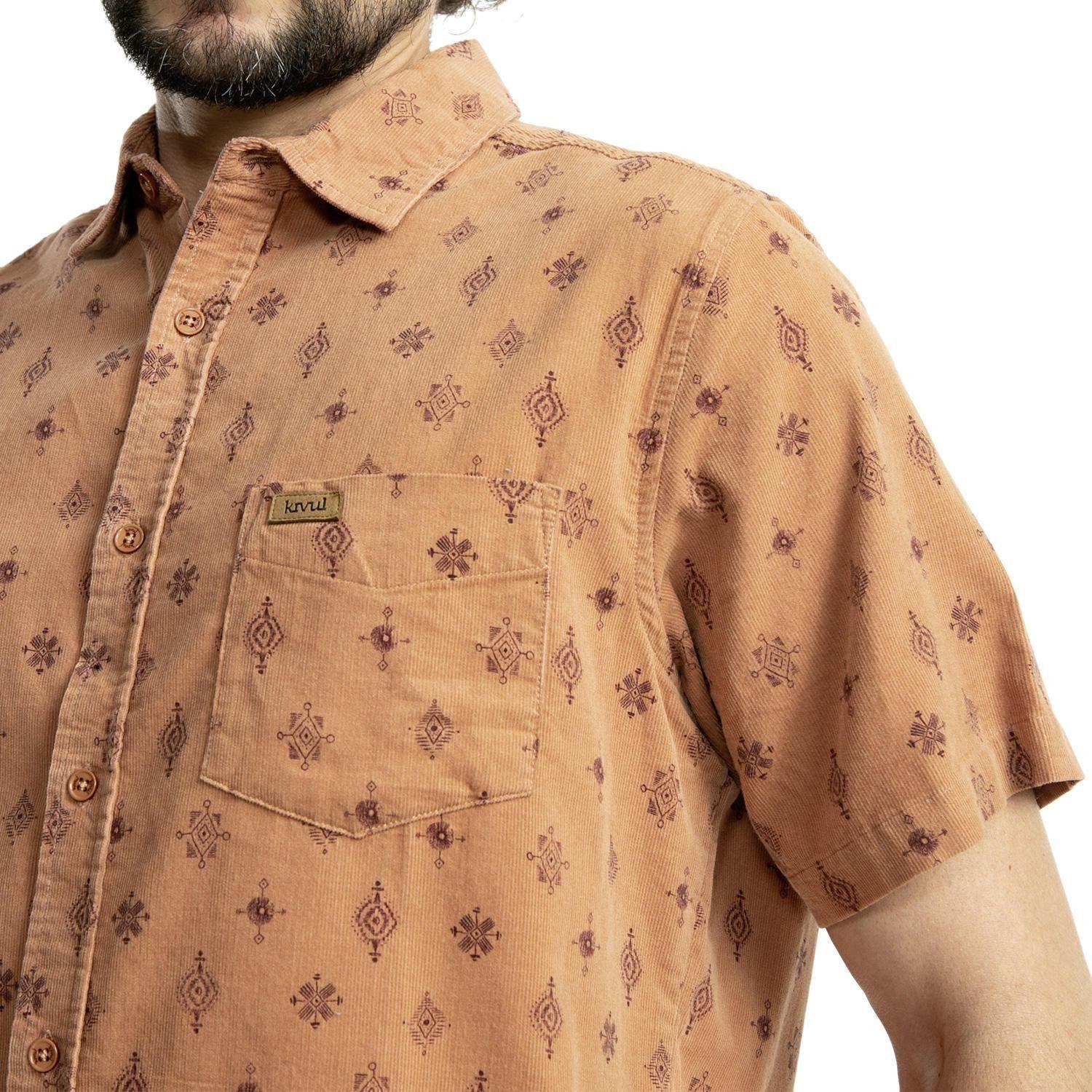 Camisa Kivül Hombre Lanka Cotelé Naranjo-3