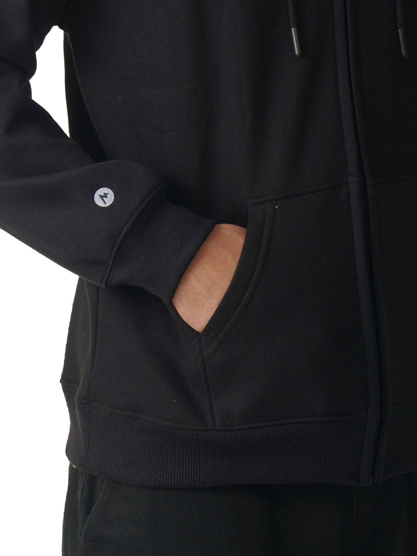 Polerón Marmot Hombre Chest Logo Fullzip Negro V25-4
