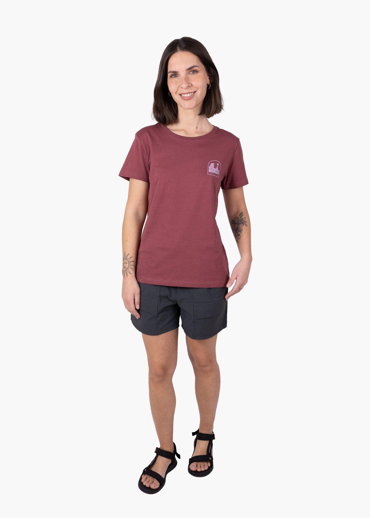 Polera Andesgear Mujer Logo Rojo-3