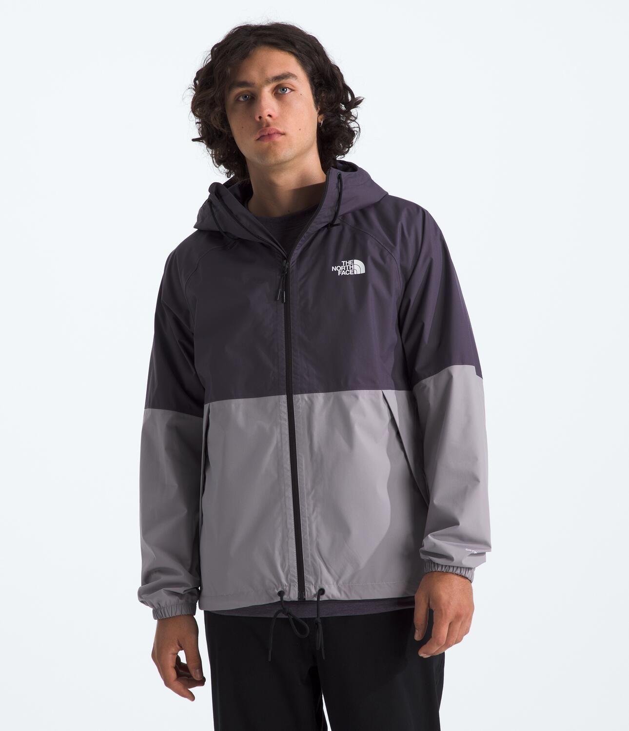 Chaqueta Impermeable Antora Hoodie Hombre Morado-0