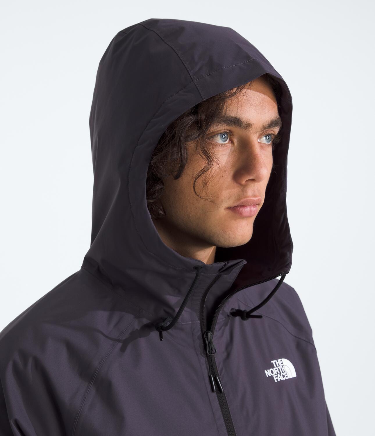 Chaqueta Impermeable Antora Hoodie Hombre Morado-4