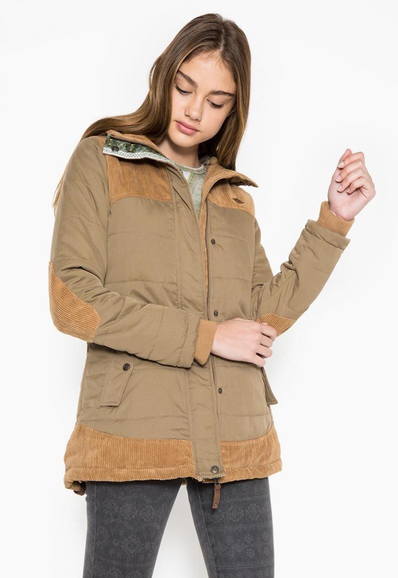 Chaqueta Kivül Mujer Farkas Corduroy KTAU Café-0