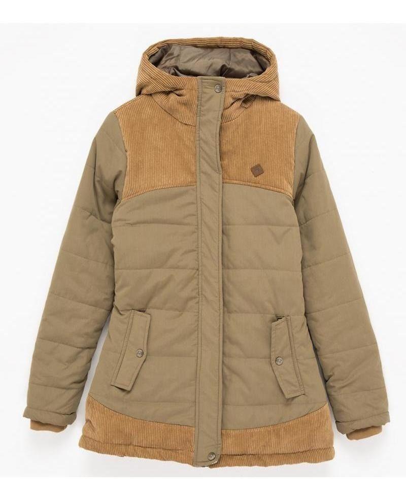 Chaqueta Kivül Mujer Farkas Corduroy KTAU Café-3