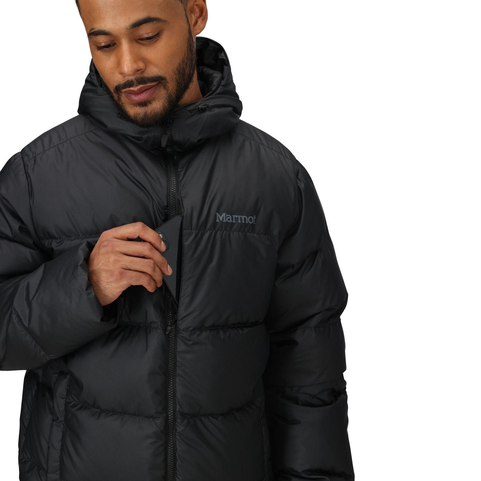 Chaqueta Marmot Hombre Guides Down Negro-4