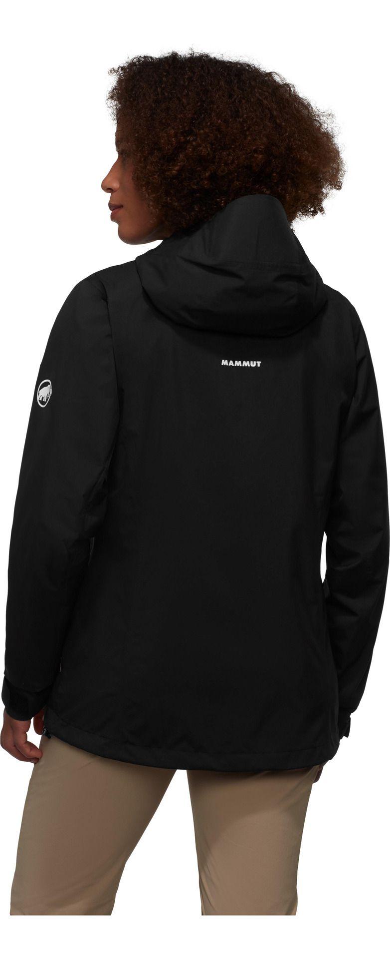 Chaqueta Mammut Mujer Alto Hs Hooded Negro-2