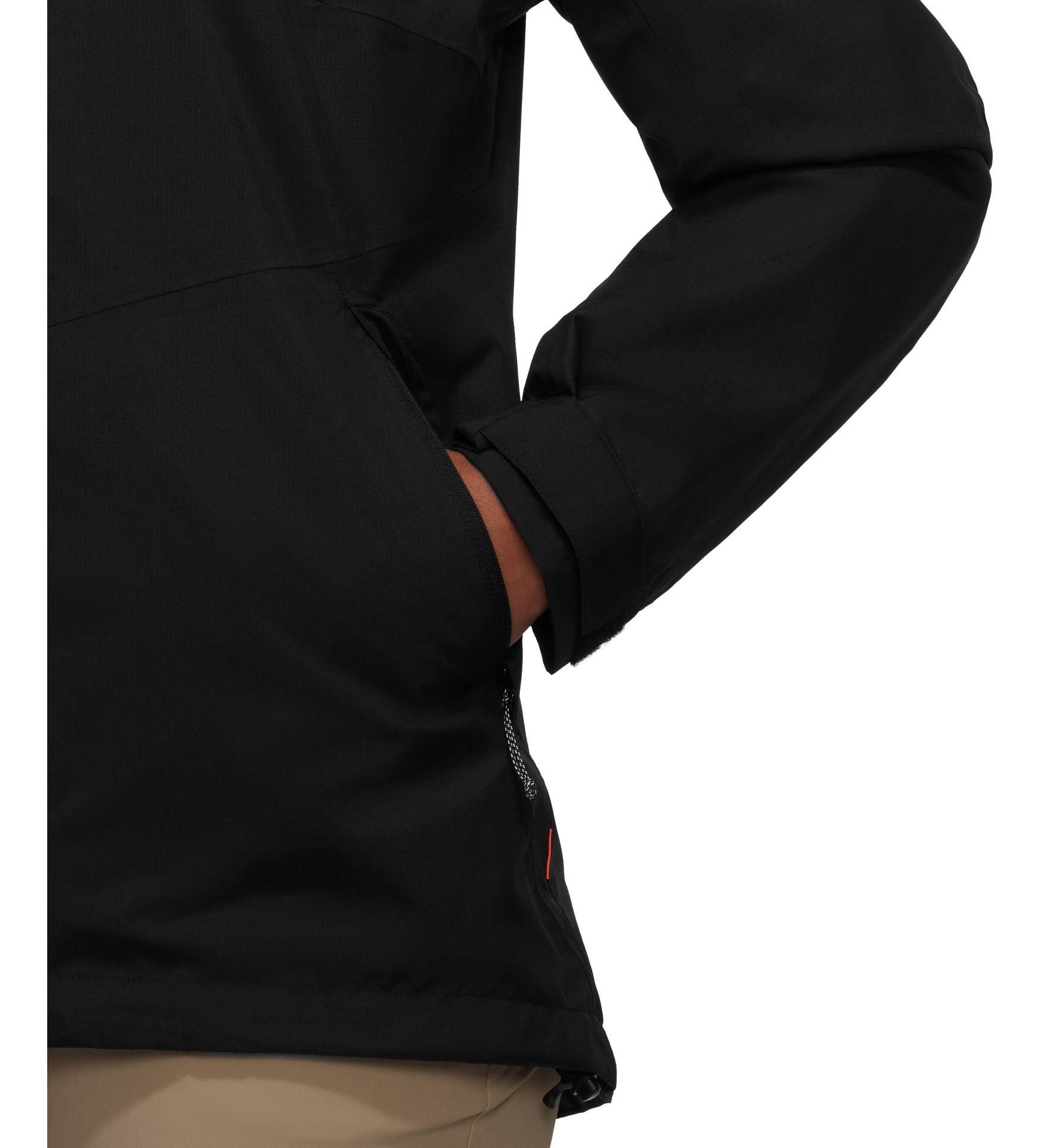 Chaqueta Mammut Mujer Alto Hs Hooded Negro-4