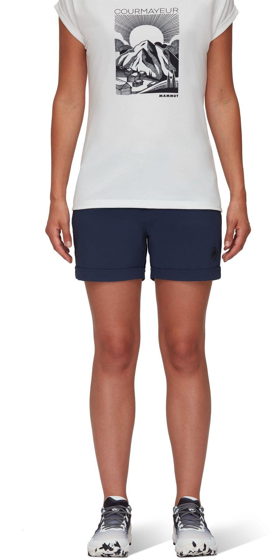 Shorts Mammut Mujer Runbold Roll Cuff Azul-0