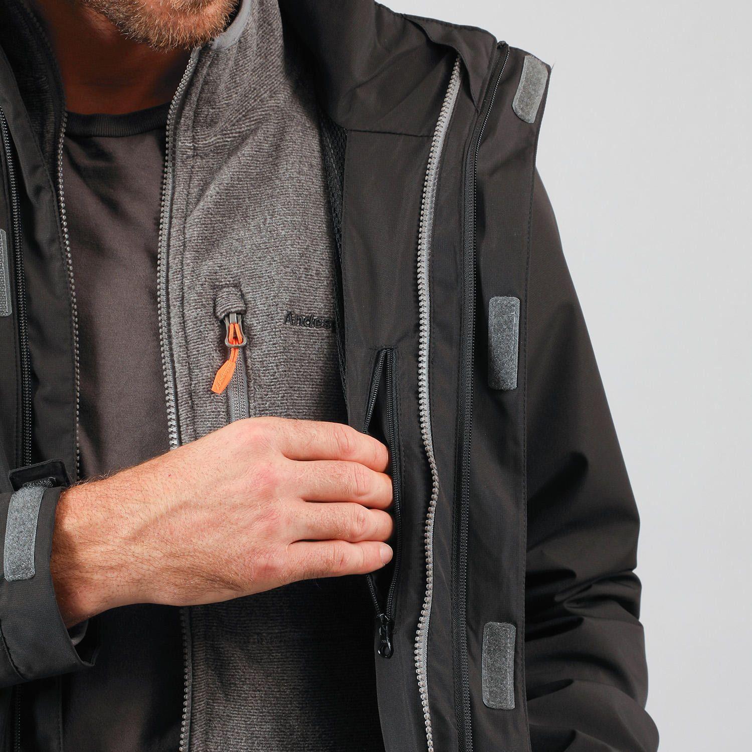 Chaqueta Andesgear Hombre 3 En 1 Cochamo AG001 Negro-4