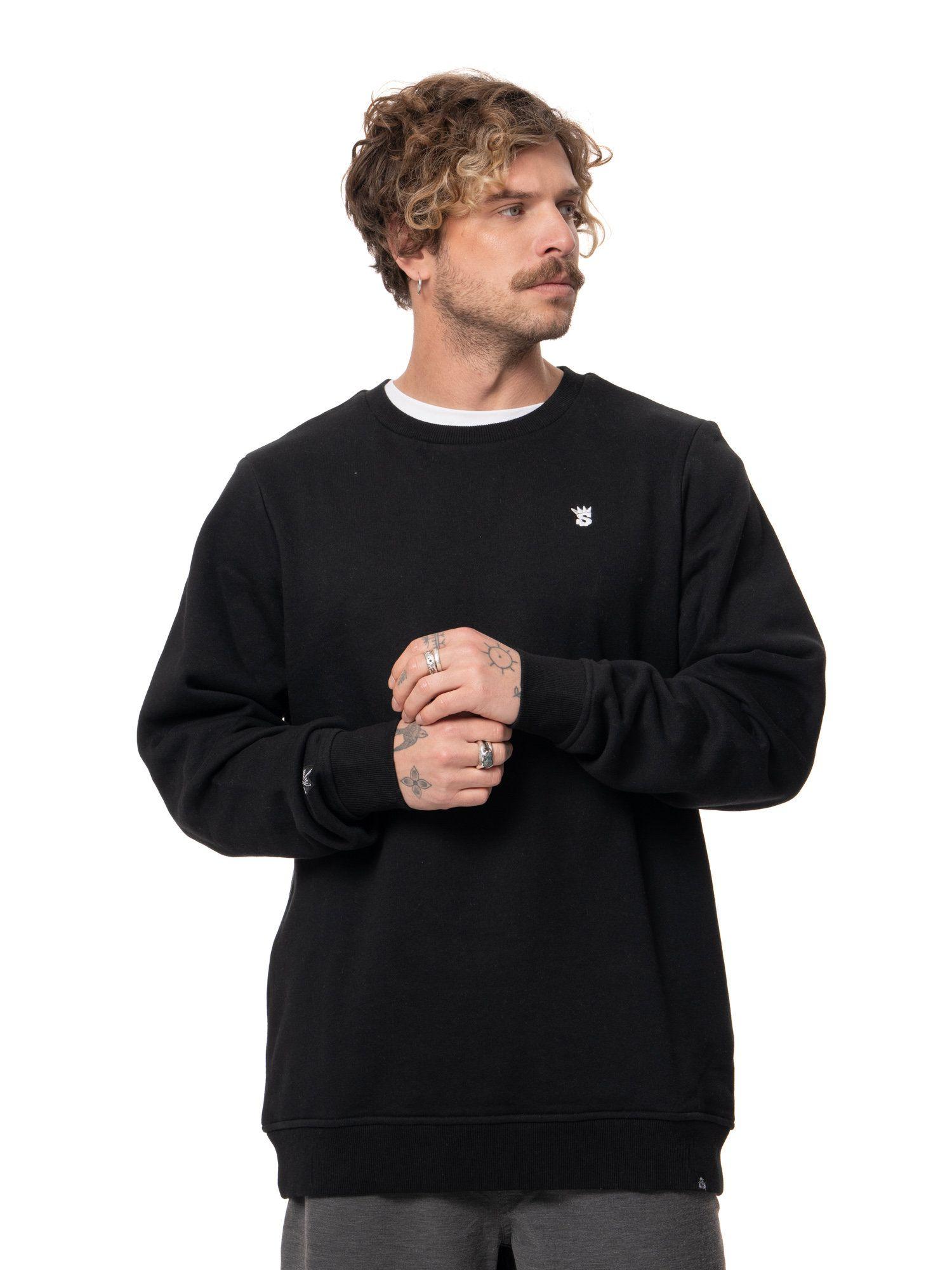Poleron Stoked Hombre Portofino Negro-0