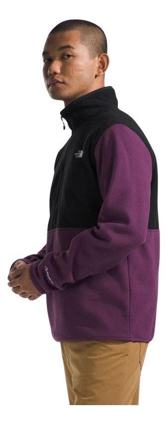 Polar The North Face Hombre Alpine Polartec 1/4 Zip Morado-4