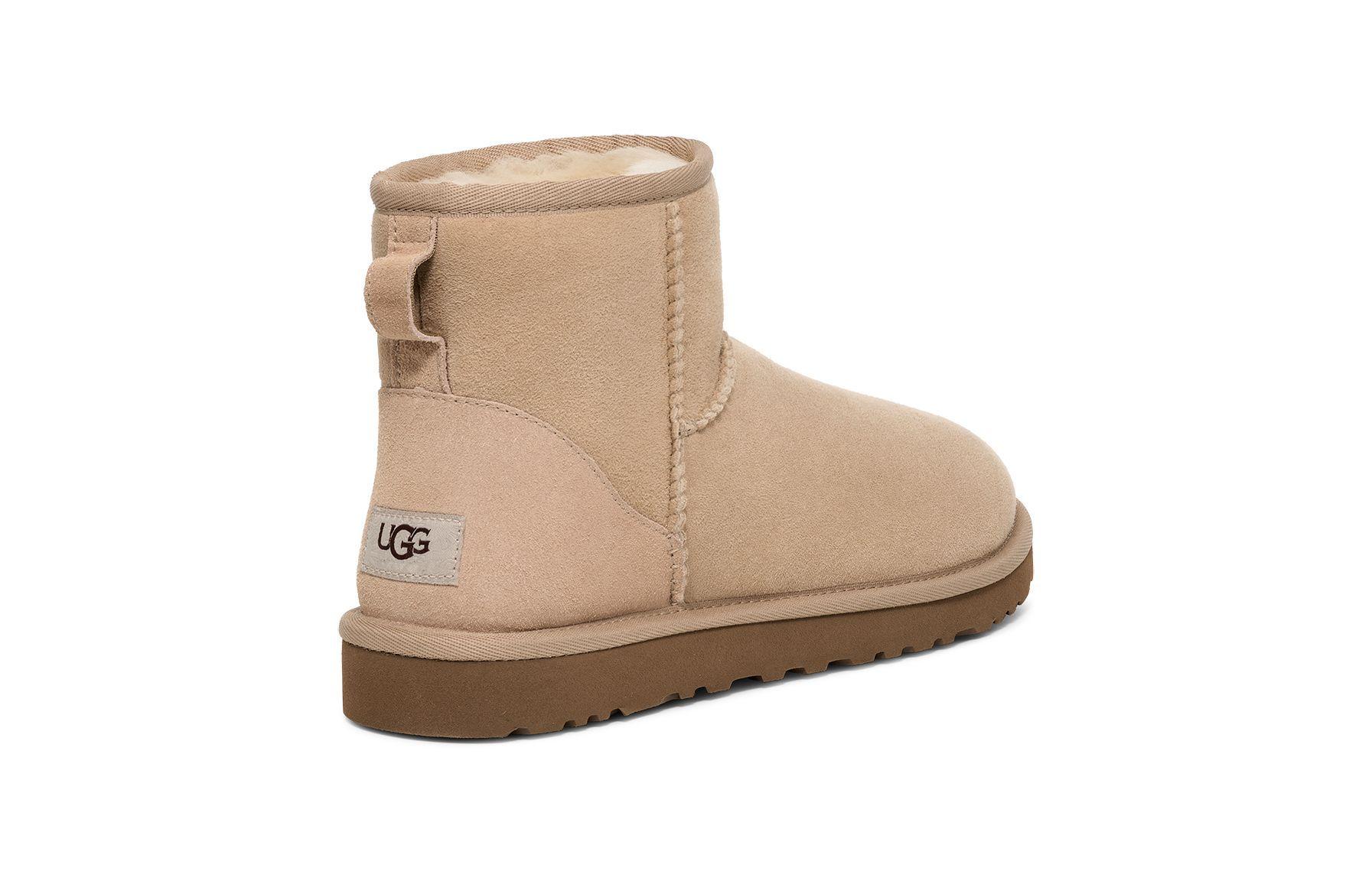 Bota UGG Mujer Classic Minii II Beige-3