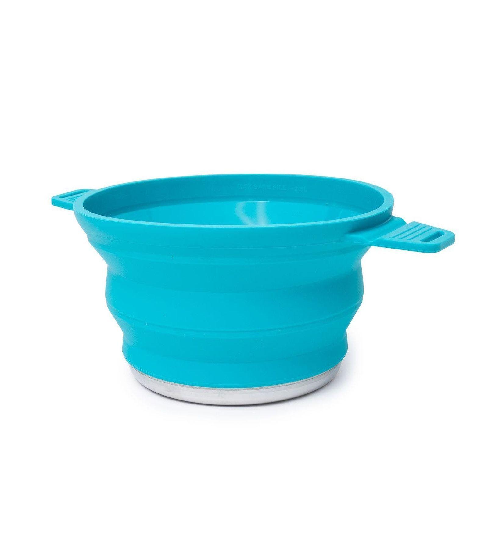 Olla Andesgear Unisex Plegable De Silicona 2,5l Turquesa Turquesa-4