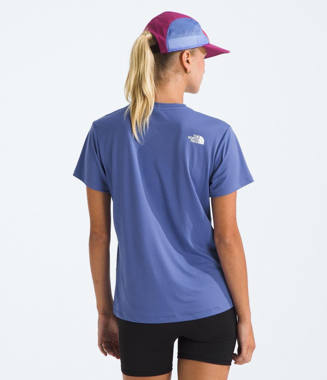 Polera The North Face Mujer Deportiva Flex S/S Celeste-1