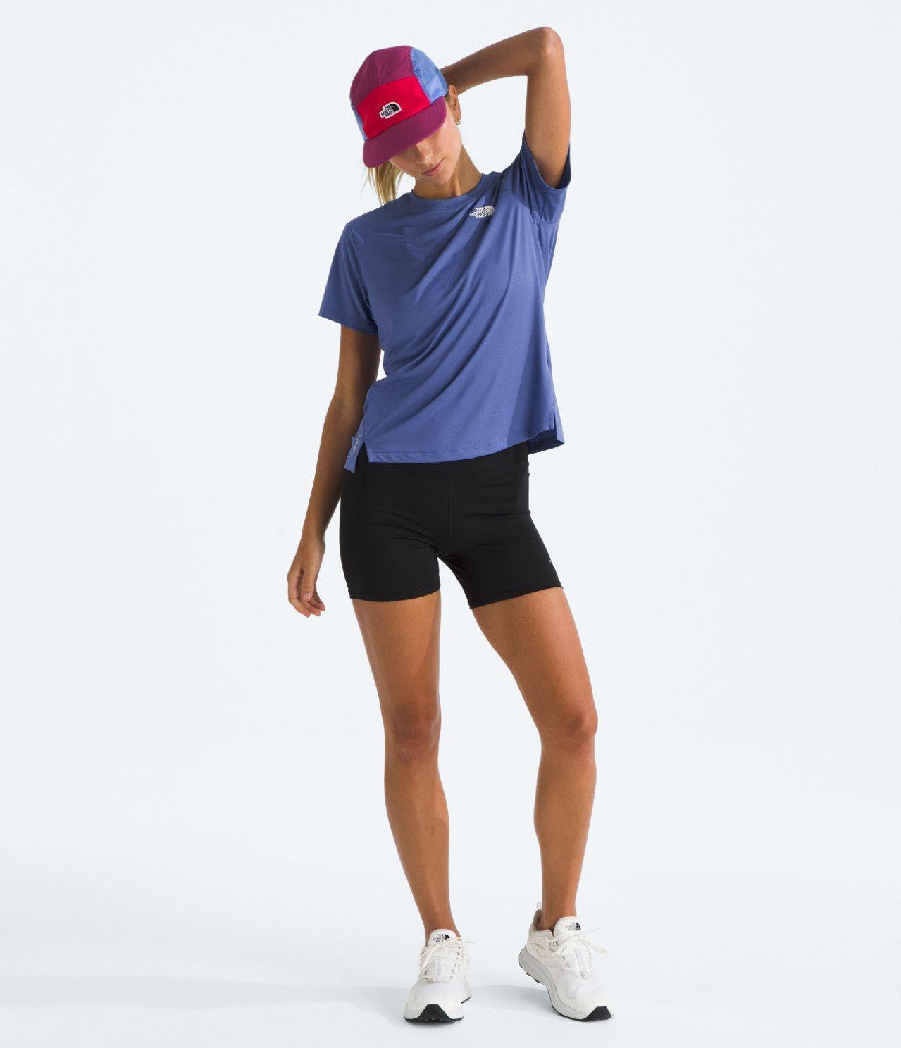 Polera The North Face Mujer Deportiva Flex S/S Celeste-2