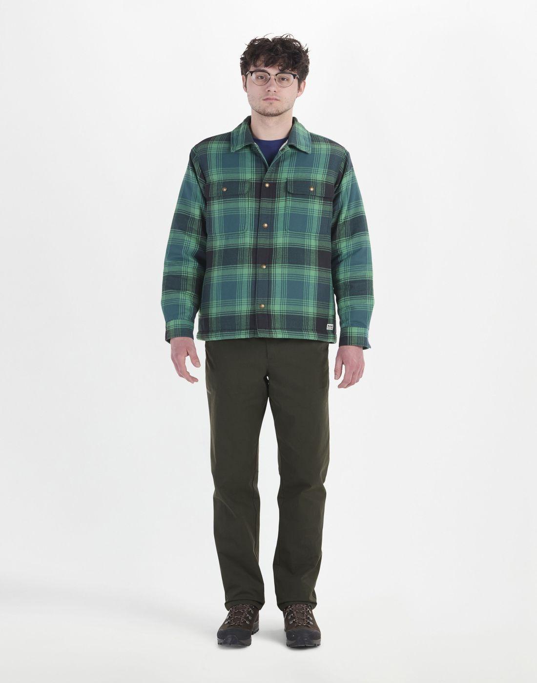 Chaqueta Marmot Hombre Ridgefield Sherpa Shirt Jacket Verde-2