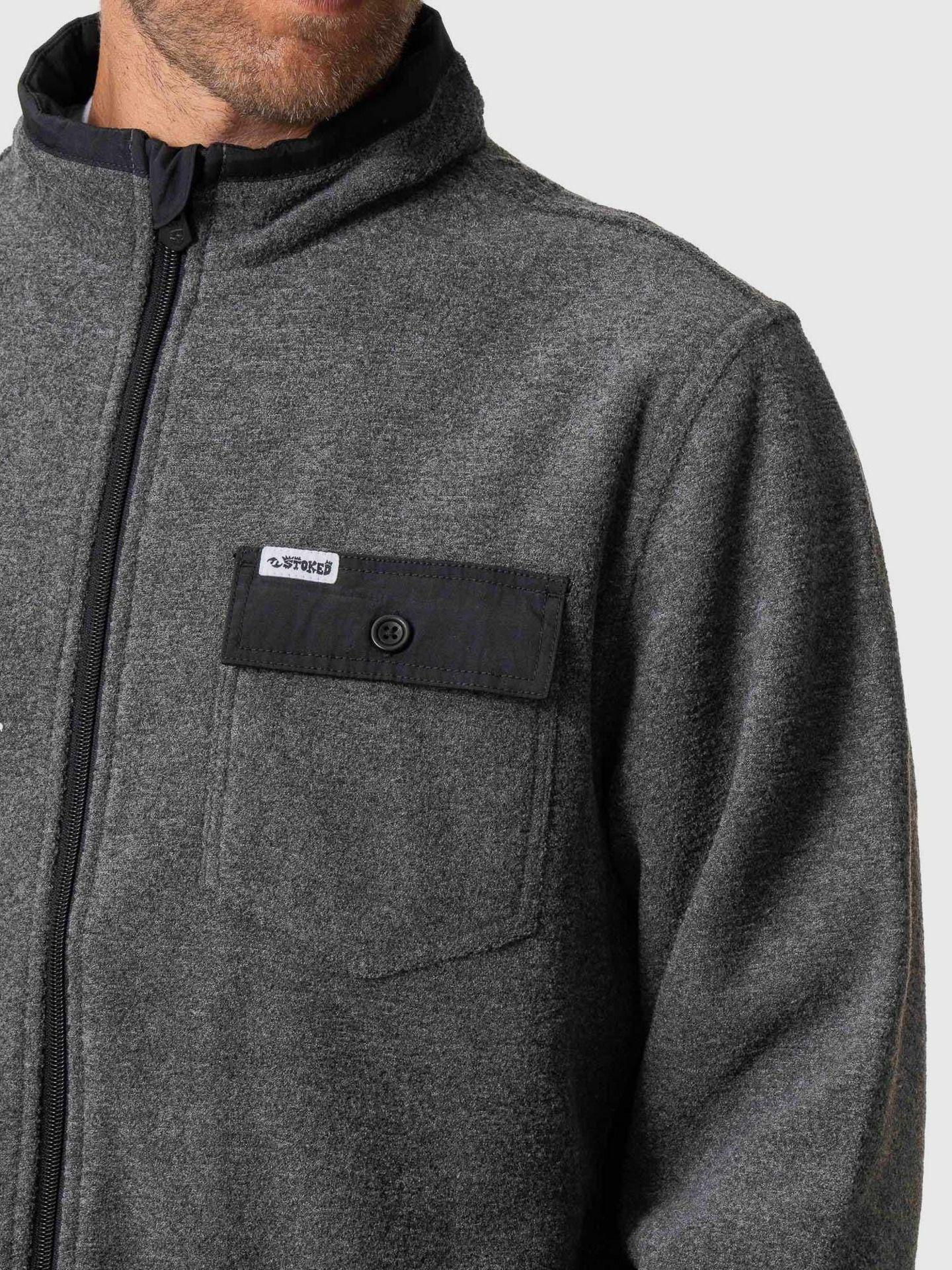 Polar Stoked Hombre Terry Gris-3