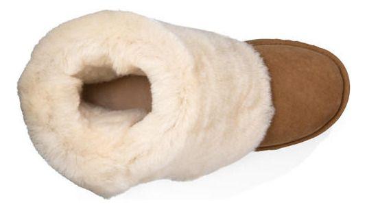 Bota UGG Mujer Bailey Button Triplet Ii Café-4