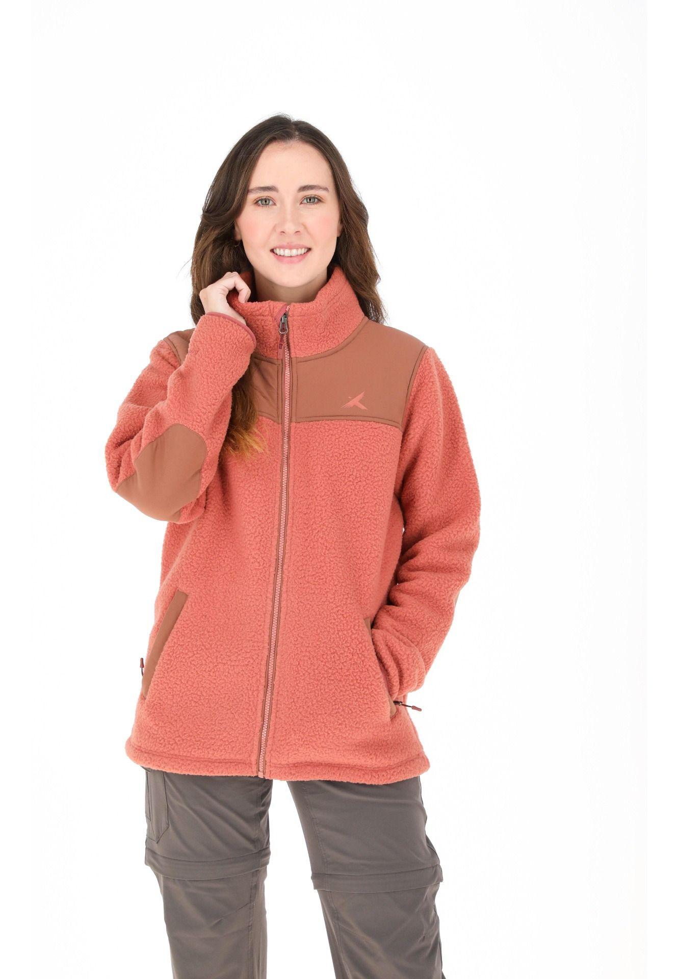 Polar Andesgear Mujer Reciclado Corcovado Sherpa Naranjo-1