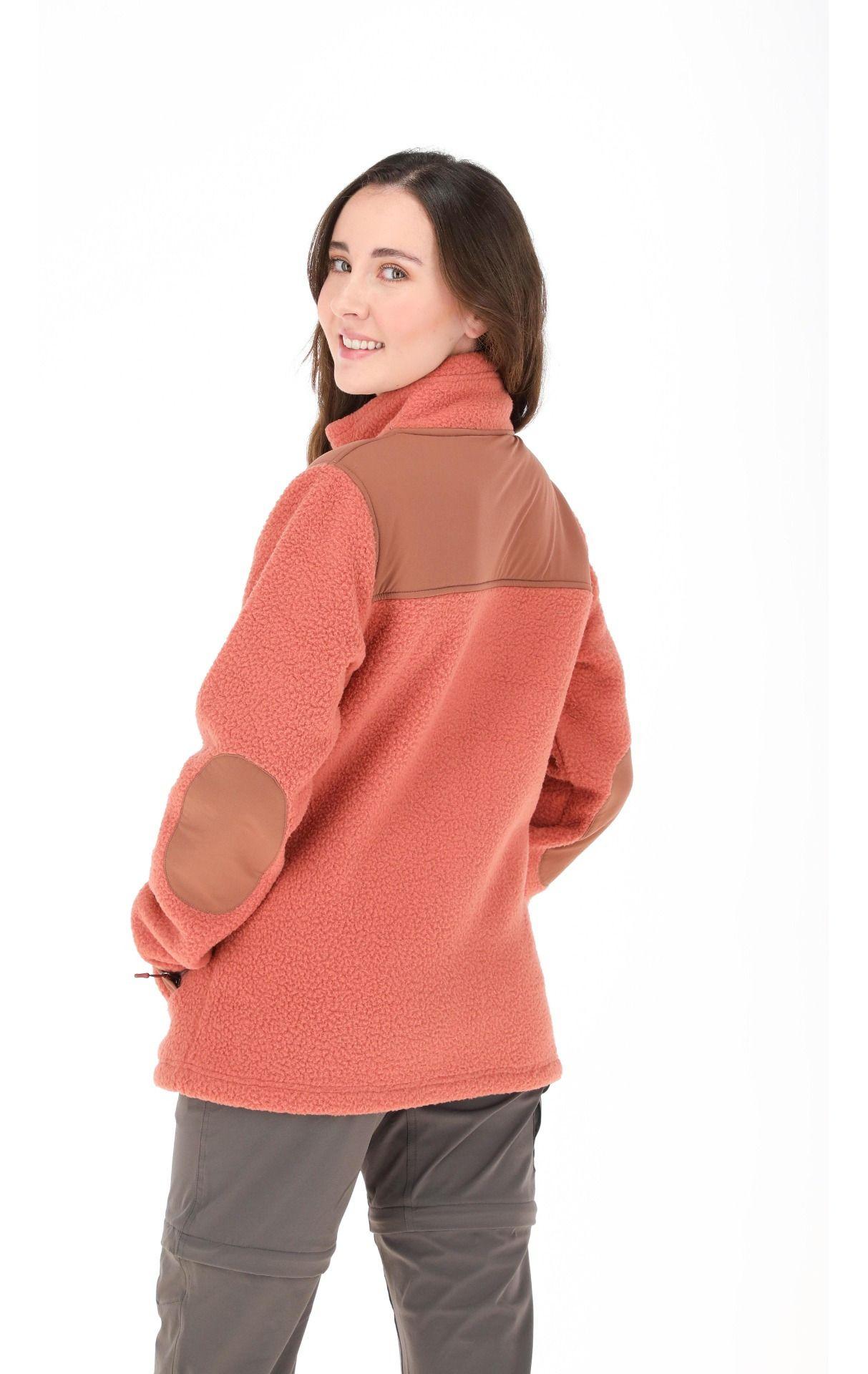 Polar Andesgear Mujer Reciclado Corcovado Sherpa Naranjo-2