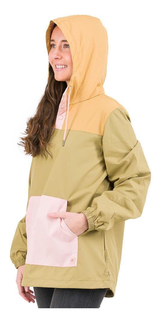 Chaqueta Kivül Mujer Cortaviento Mila Reciclada Verde-1