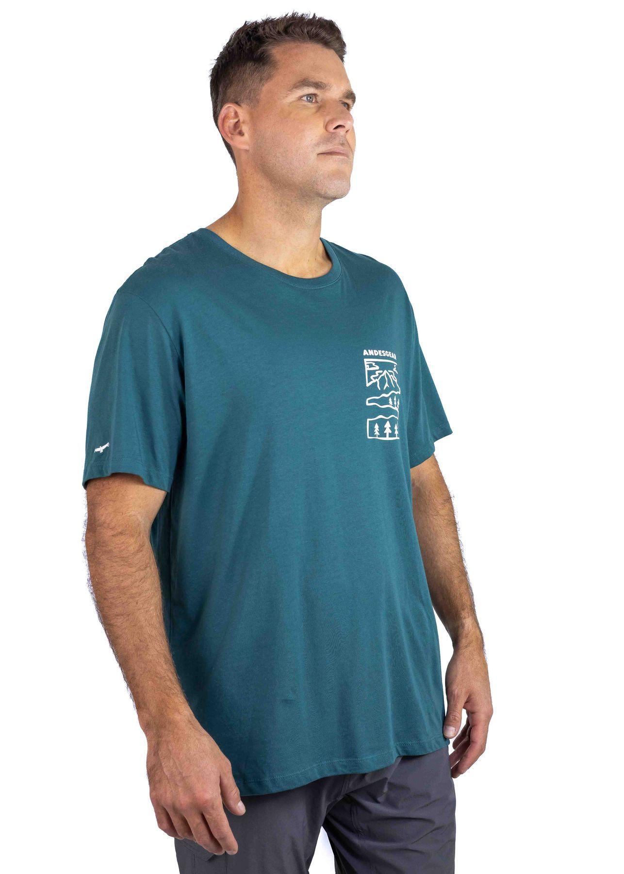 Polera Andesgear Hombre Paisaje Verde-4