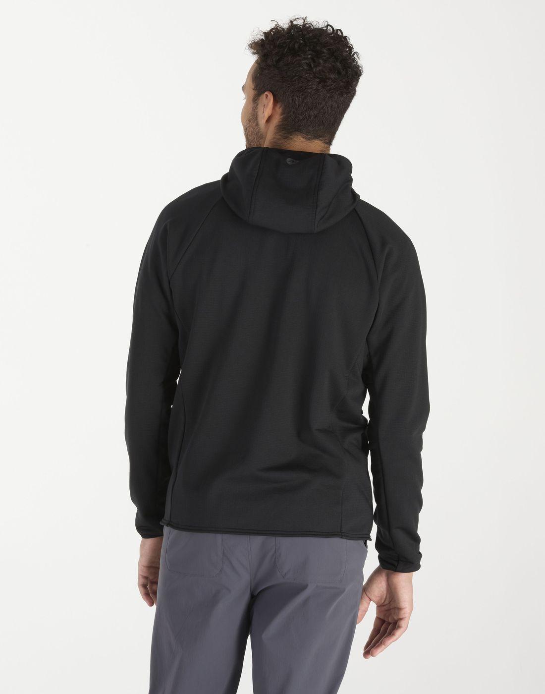 Polar Marmot Hombre Leconte Full Zip Hoody Negro-1