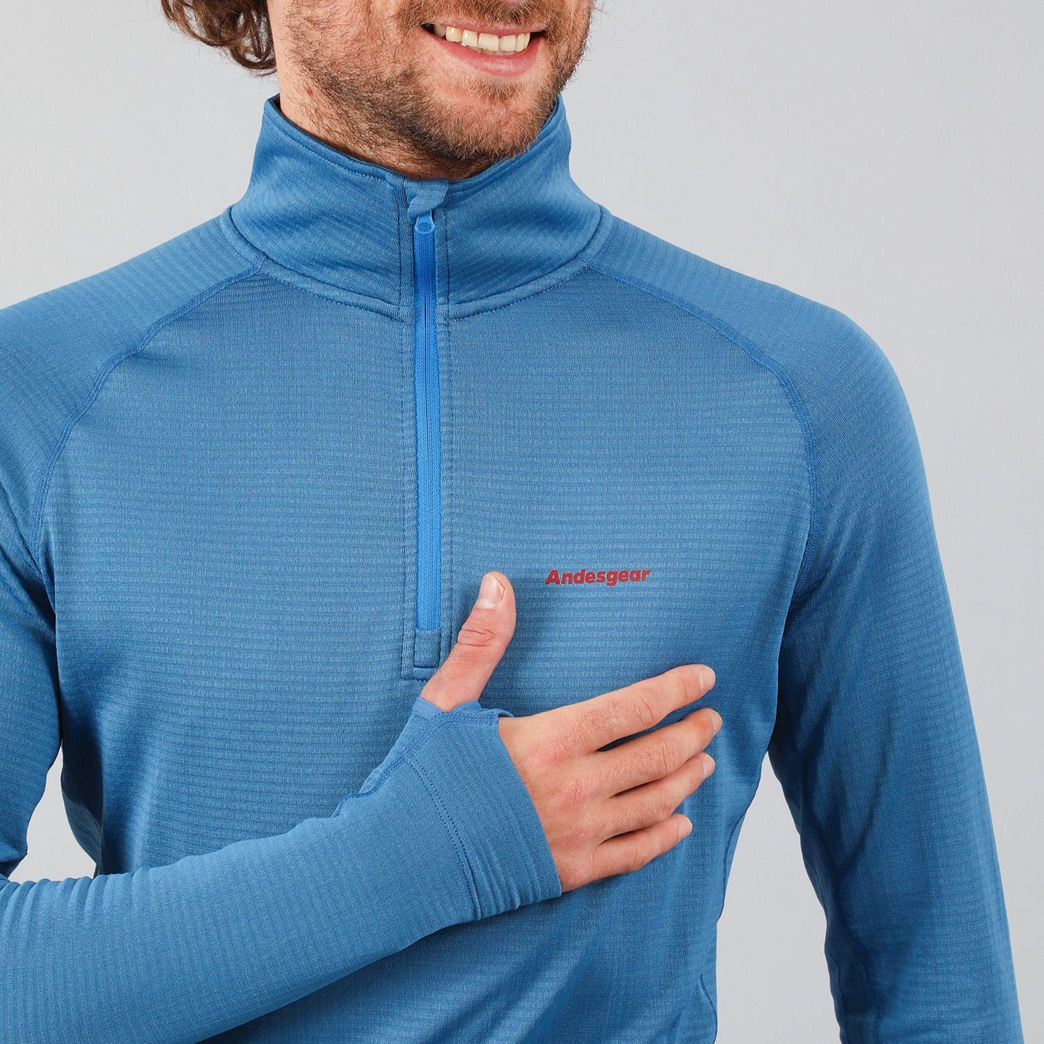 Primera Andesgear Hombre Capa Manquehue Top Azul Azul-1