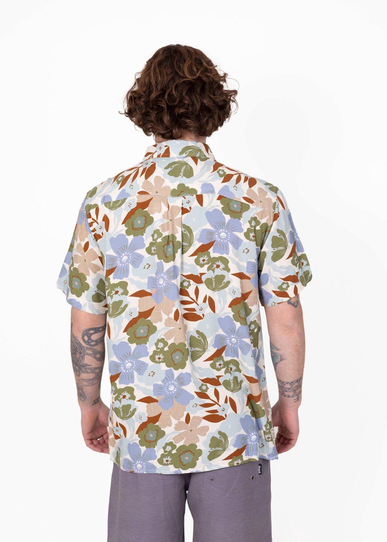 Camisa Hooks Stoked V26 Hombre Verde-3