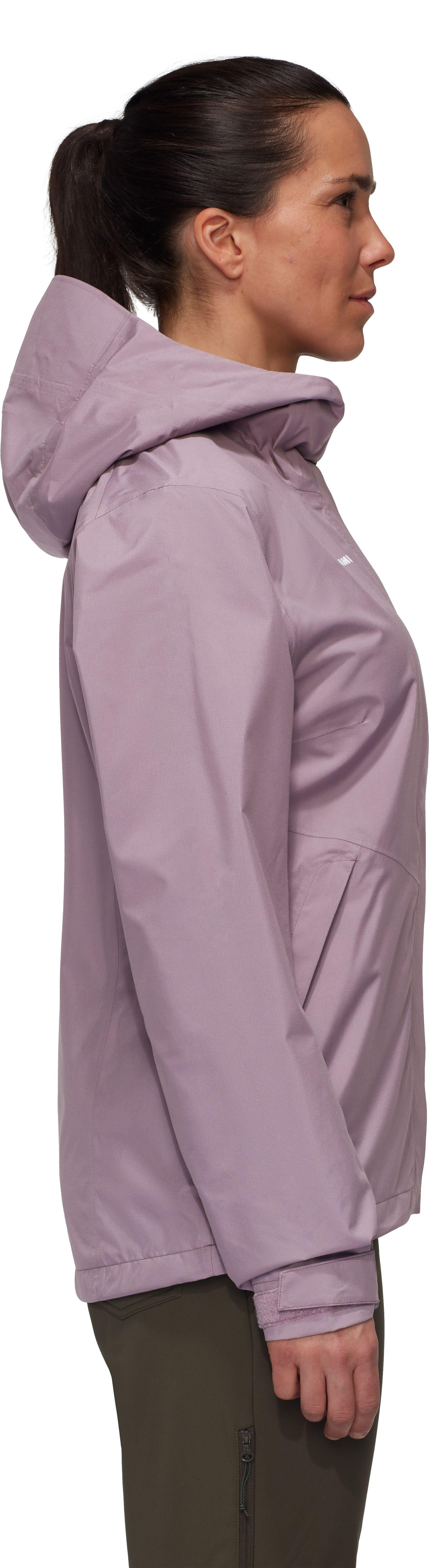 Chaqueta Mammut Mujer Alto Hs Hooded Morado-1