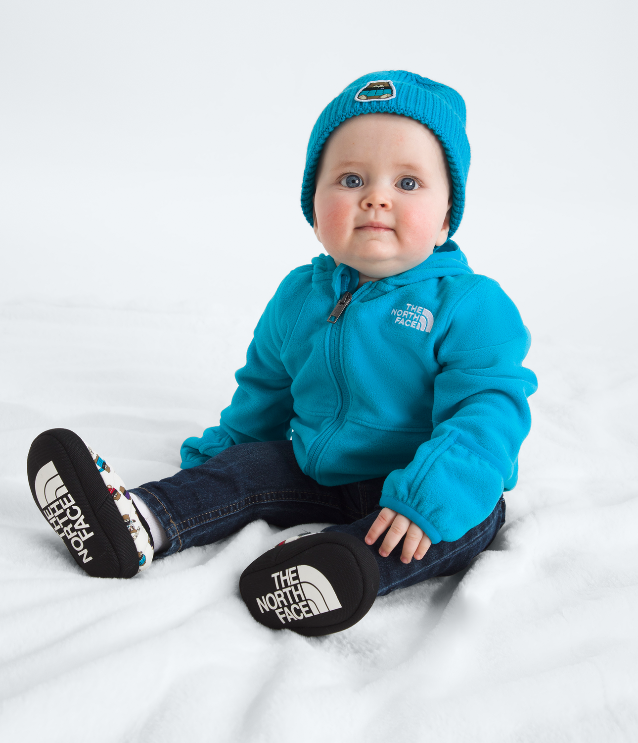Polar Glacier F/Z Hoodie Niños Azul-0