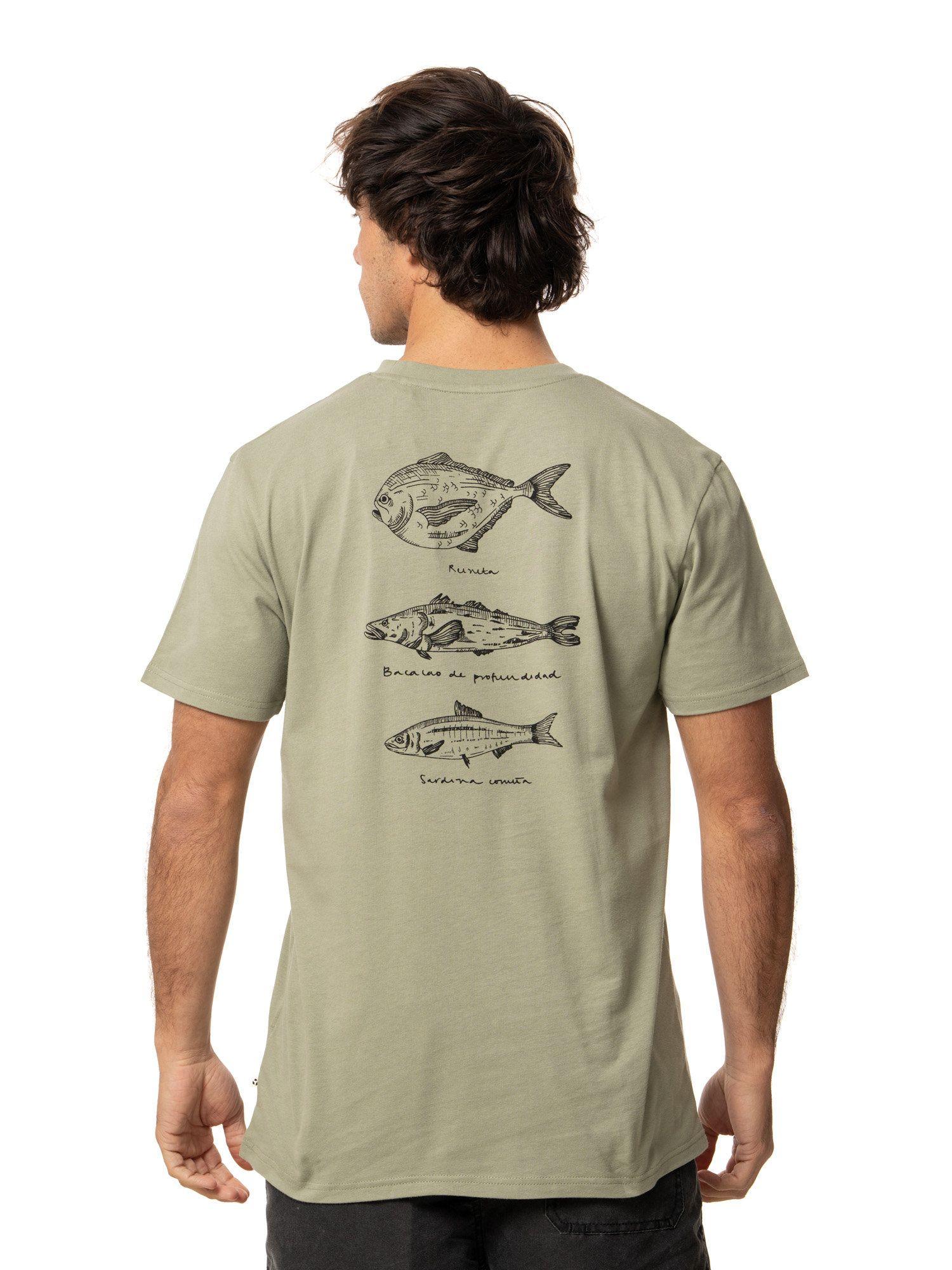 Polera Kivül Hombre Pez Verde-2
